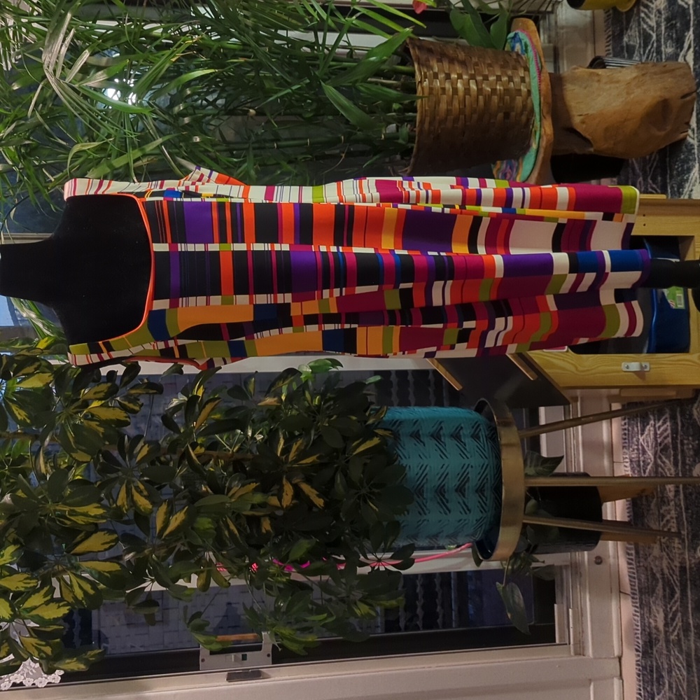 Colourful dress